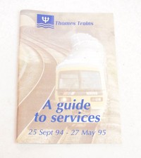 Railway Timetable Thames