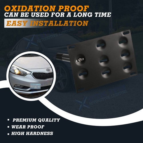 Bumper license plate tow - tow, hook