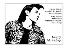 Bryan Ferry Birthday card