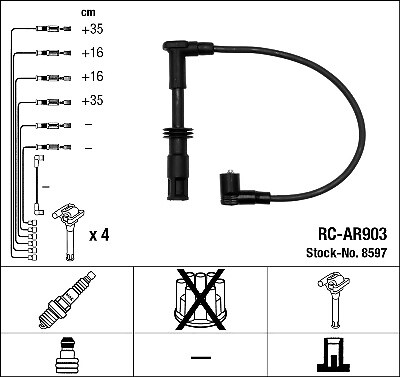 Fits ngk ar903 - ngk, rc-ar903