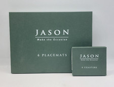 Jason 6 Coasters & 6 Placemats The Village Square Multiview Rectangular