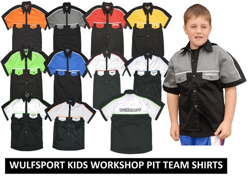 Kids pit workshop shirt team