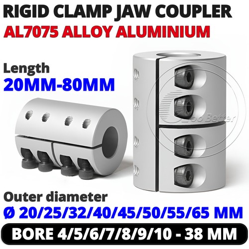 Shaft coupling rigid clamp - coupling,