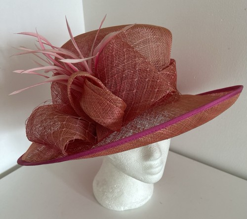Ladies salmon pink wedding - ladies, salmon,