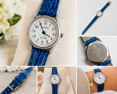 Vintage citron quartz watch - citron,