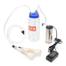 2L Vacuum Pump Electric Cow Milker Barrel Milking Machine