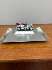 Vintage Lesney stainless steel Rolls Royce ashtray/desk tray 1960s