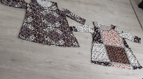 Floral print cold shoulder - print,