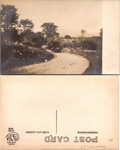 Vintage sepia road scene - vintage,