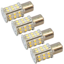 4x HQRP BA15s 30-SMD LED Bulbs