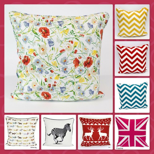 Printed cushion covers 18x18 - printed,