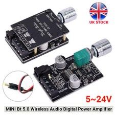 MINI Bluetooth 5.0 Wireless Audio Digital Power Amplifier Stereo Board Amp UK