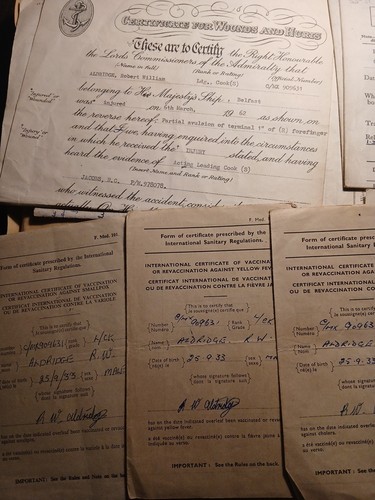 Naval emphemera memorabilia - naval,