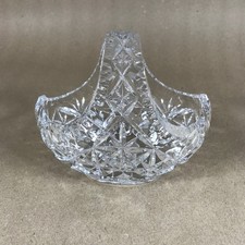Vintage Cut Crystal Basket