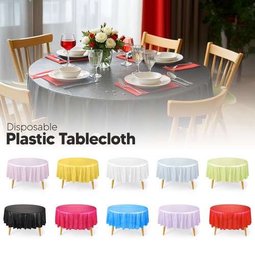 Plastic table cloth - plastic,