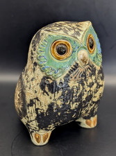 RETIRED Lladro Stoneware Eagle Owl Figurine By Antonio Ballester