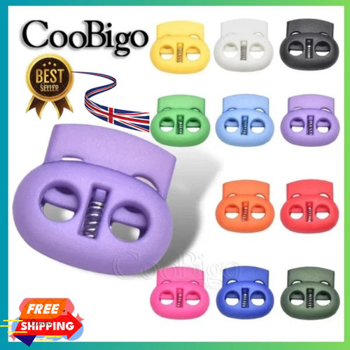 12x plastic cord lock - plastic,