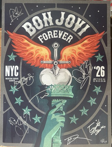 Bon jovi signed - bon, band