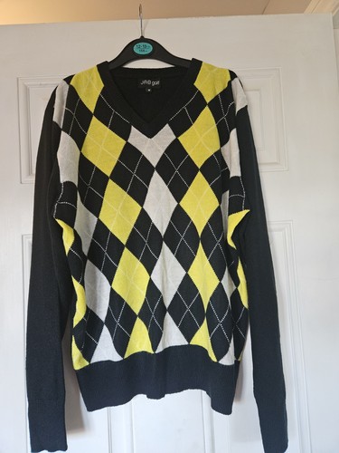 Jrb golf jumper yellow black - jumper,