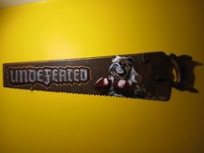 Hand Painted Saw Tattoo Removal "unstoppable"Sign Man Cave  One Of A Kind