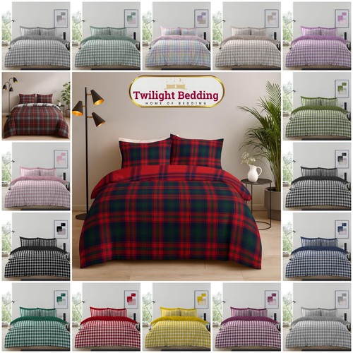 Tartan check duvet - check,