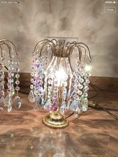 Table Lamp Coloured Glass
