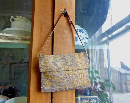 Vintage silver gold - gold, micro