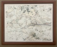 Large Hand Coloured 1777 Essex