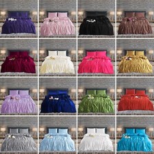 3 PCS Silky Satin Bedding Set