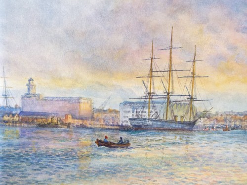 Original watercolour dawn - 'dawn,