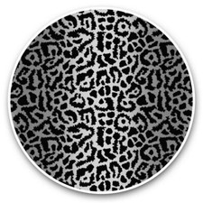 2 x Vinyl Stickers 10cm (bw) -