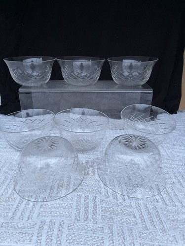 Vintage set crystal glass - crystal,