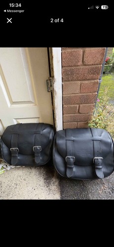 Harley crossbones saddlebags - crossbones,