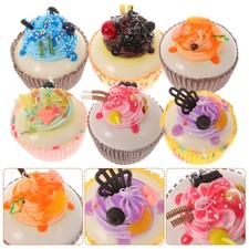 6 Pcs Lifelike Fake Cakes