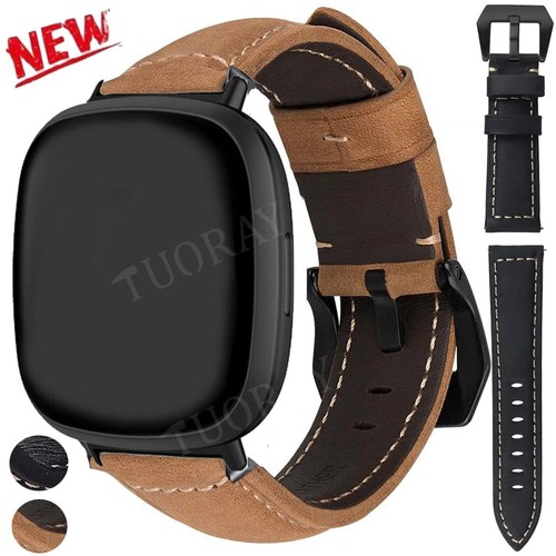 Leather watch band - leather, for