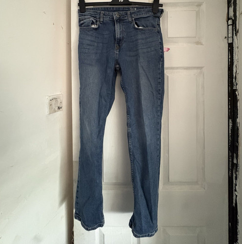 Slim fit blue denim - tu,
