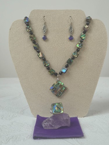 Paua abalone sterling - &,