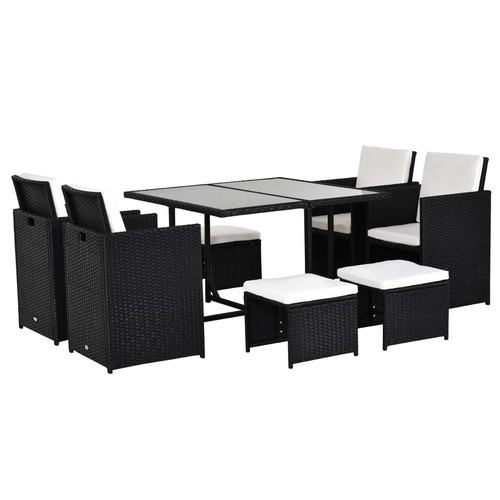 9pc rattan garden furniture - 9pc,
