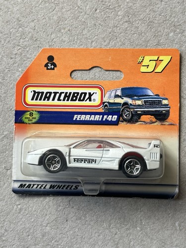 Matchbox ferrari f40 white - matchbox,