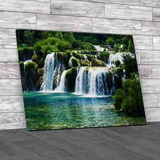 Waterfalls Canvas Print Large