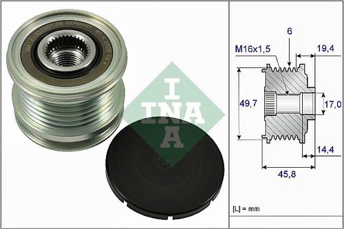 New alternator freewheel - new,