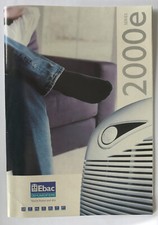 EBAC 2000e series Dehumidifier Handbook (paper original)