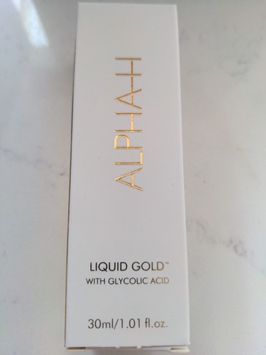Alpha liquid gold with - liquid,