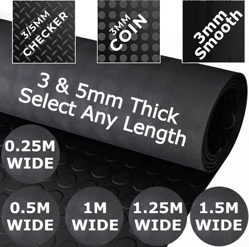 Rubber flooring matting - flooring, heavy