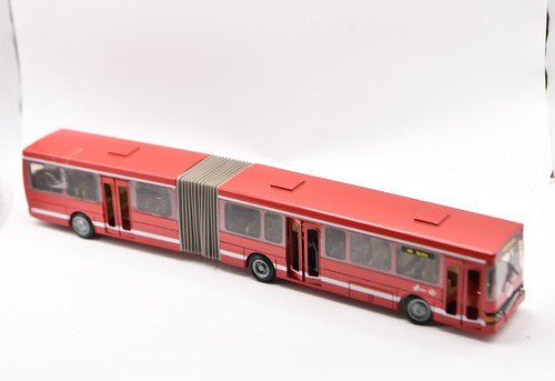 Nzg volvo red articulated bus - nzg,