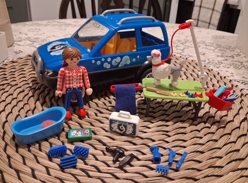 Playmobile mobile dog groomer - playmobile,