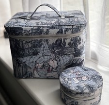 Christian Dior Beauty Travel Makeup Cosmetic Vanity Case Bag and Jewellery Case 