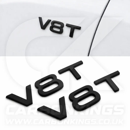 Matte black v8t side - matte,