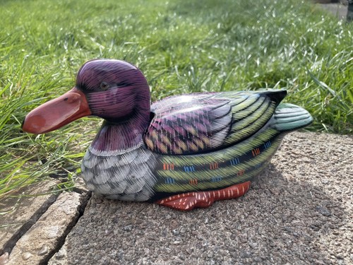 Decoy handpainted mallard duck - handpainted,