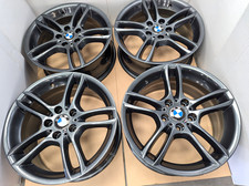 4x GUNMETAL GREY GENUINE BMW